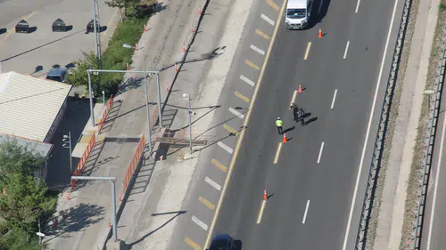 Konya’da trafik havadan denetlendi: Kaynak yapan sürücülere ceza yağdı