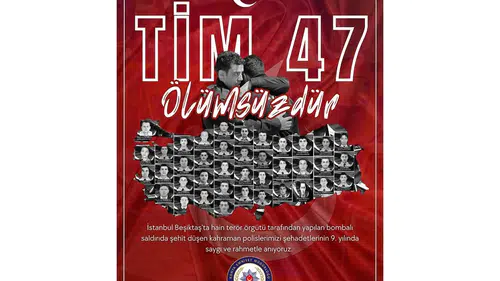 Şehit polisler anıldı! Konya Emniyet Müdürlüğü’nden duygu yüklü anma