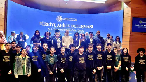 Konya'dan Ankara'ya Ahilik gururu! Konya'daki o okula ödül