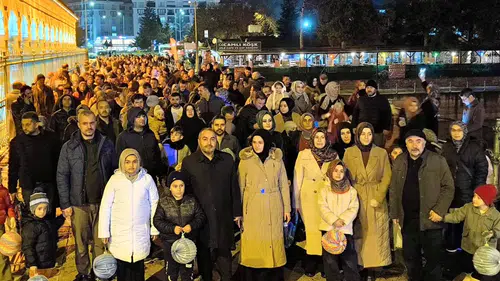 Konya'nın o ilçesinde üç aylar Fener Alayı ve Şivlilik coşkusuyla karşılandı