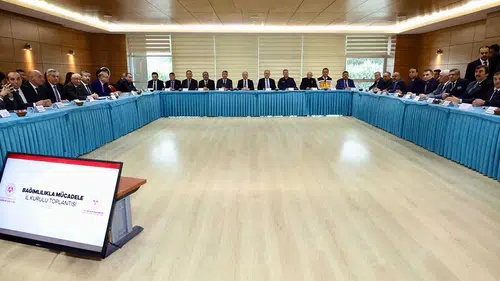 Konya’da bağımlılıkla mücadele çalışmaları masaya yatırıldı