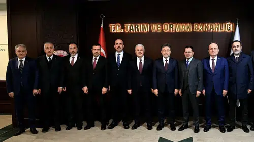 Konya heyetinden Tarım Bakanına ziyaret! Hangi konu ele alındı?
