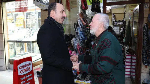 Konya’da Şeb-i Arus bereketi! Başkan Altay esnaflarla görüştü