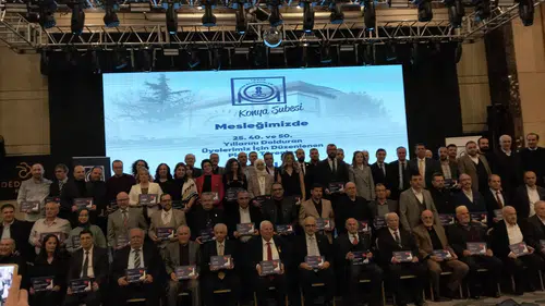 MMO Konya Şubesi’nden mühendislere vefa gecesi