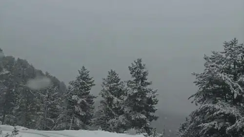 Konya’da kar yağışı başladı