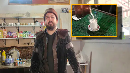 Suriye’ye özgü hurma sütü Konya’da ilgi görüyor