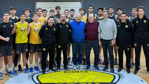 Türk basketbolunun efsane koçu Konya'ya geldi