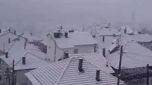 Konya’da kar yeniden başladı! İşte karın başladığı yerler…