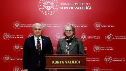 Konya’da diplomasi rüzgarı: Üç büyükelçi Vali Akın’ı ziyaret etti