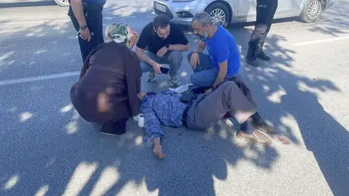 Konya’da yaşlı adam bisikletiyle savruldu! Hayati tehlikesi sürüyor