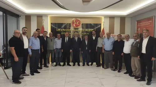 MHP Konya İl Başkanlığı'nda önemli görüşme! Teşkilatın hedefleri konuşuldu