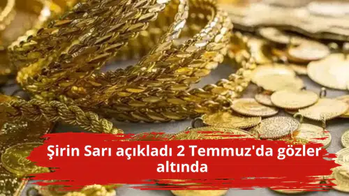Şirin Sarı açıkladı 2 Temmuz'da gözler altında