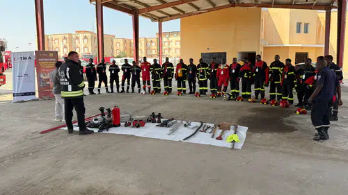 Dünyaya örnek oluyor! Konya İtfaiyesi Afrika’da sahaya indi
