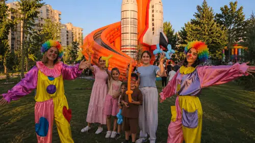 Konya Büyükşehir'den çocuklara ve ailelere park şenliği