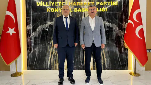 Konya siyasetinde dikkat çeken buluşma! AK Partili Ekici'den MHP'ye ziyaret