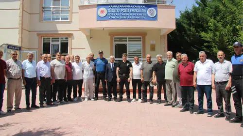 Konya Emniyet Müdürü Polis Emeklileri Derneği'ni ziyaret etti