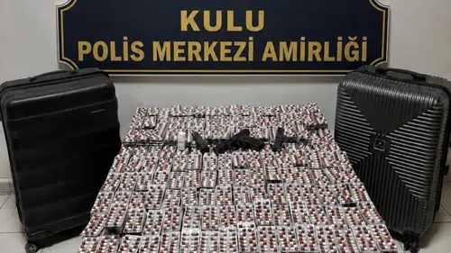 Araçlardan çıkanlar ekipleri bile şaşırttı! Konya'da büyük operasyon