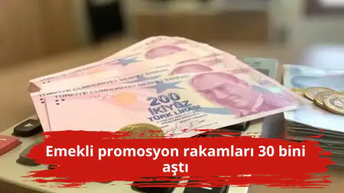 Emekli promosyon rakamları 30 bini aştı