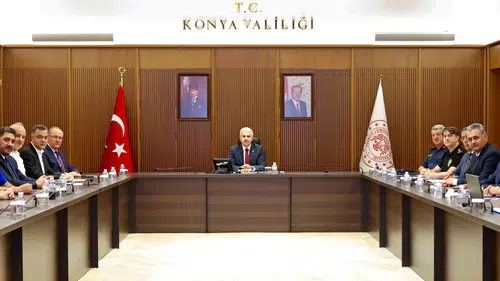 Konya’da spor müsabakaları için güvenlik zirvesi! Alınacak tedbirler görüşüldü
