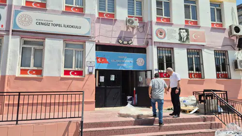 Konya'da okullar yeni döneme hazırlanıyor! İl Müdürü sahaya indi