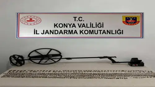Konya’da 764 adet tarihi sikke ele geçirildi