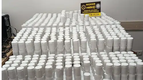Konya'da 3,5 milyon liralık uyuşturucu operasyonu! 38 bin hap ele geçirildi