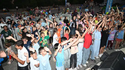 Konya’nın bu ilçesinde çocuklar doyasıya eğlendi! Şenlik sona erdi