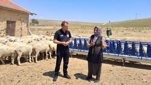 Konya İl Müdürü hız kesmiyor! Kadın üreticiyle buluştı