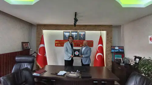 MHP Konya’da örnek siyaset! Eski Başkan, yeni Başkan ile görüştü