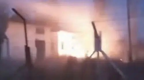 Konya’da korkutan yangın! Su sağlayan pompa alev alev yandı