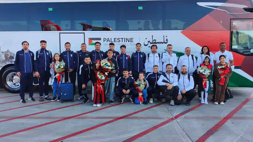 Filistin Milli Takımı Konya'ya geldi
