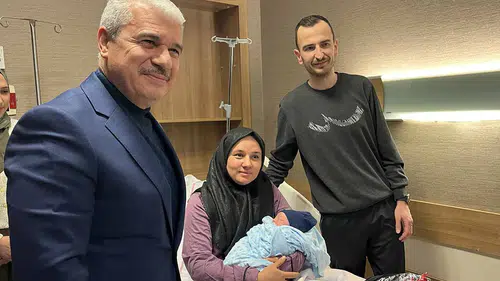 Konya’da 2026 yılının ilk bebeği Alparslan oldu