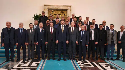 Muhtarlar, TBMM’de Konyalı Cumhurbaşkanı Danışmanı ile görüştü