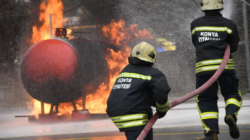 Konya itfaiyesi 2025’te alarmdaydı: 15 bini aşkın vakaya müdahale