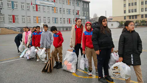 Konya'da okullar sıfır atık için yarışıyor: 65 bin kilo atık toplandı