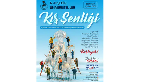 Kış Şenliği başladı: Akşehir gençliği dolu dolu etkinliklerle buluştu