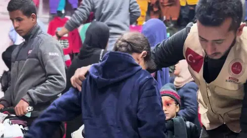 Konya'dan Gazze'deki yetim çocuklara yardım