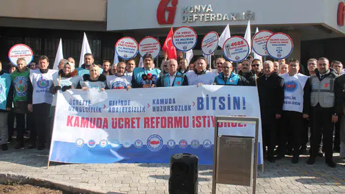 Memur-Sen Konya: “Ücrette dengesizlik, gelirde adaletsizlik bitmeli”