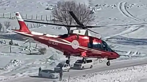 Konya'da ekipler seferber oldu! "Gökbey" kalp krizi geçiren hasta için havalandı