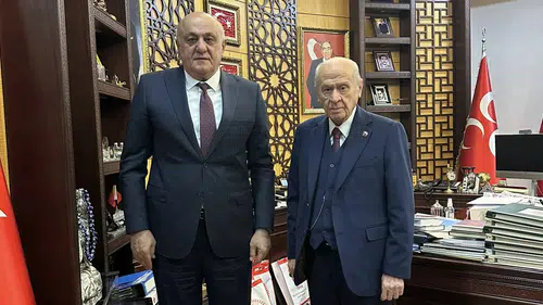 Çiftçilerin temsilcisi Erkoyuncu, Devlet Bahçeli ile görüştü