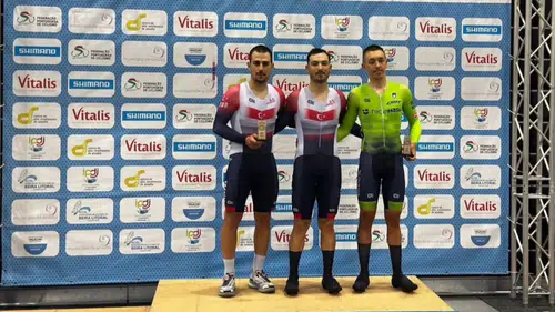 Yılmaz, Portekiz’de pistin hakimi oldu, altın madalya Konya’ya!