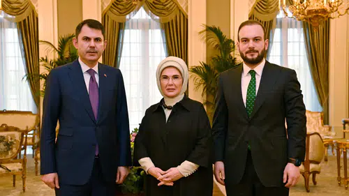 Konyalı Bakan Kurum, Emine Erdoğan ile görüştü