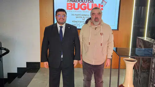 İYİ Parti Konya İl Başkanı Erdal’dan Anadolu’da Bugün’e ziyaret