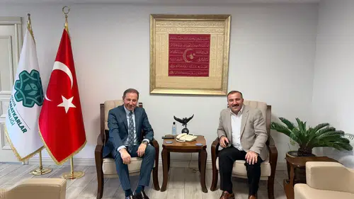 Konya esnafı ne durumda? İki başkan görüştü