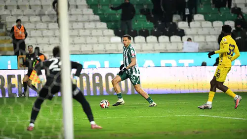 Konyaspor'un sıralamadaki yeri değişmedi