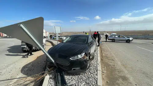 Karaman’da ters yöne giren sürücü kazaya neden oldu