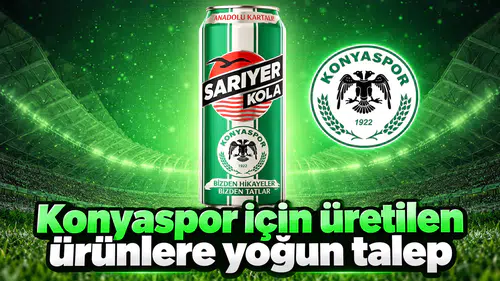 Konyaspor için üretilen ürünlere yoğun talep! Kasaya para girecek