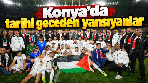 Konya'da tarihi geceden yansıyanlar!