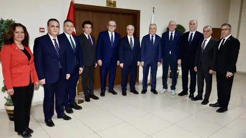 Konya Valisi Avrupa heyetiyle görüştü