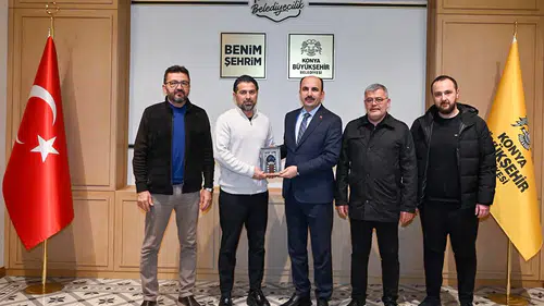 Konyaspor'dan Başkan Altay'a ziyaret